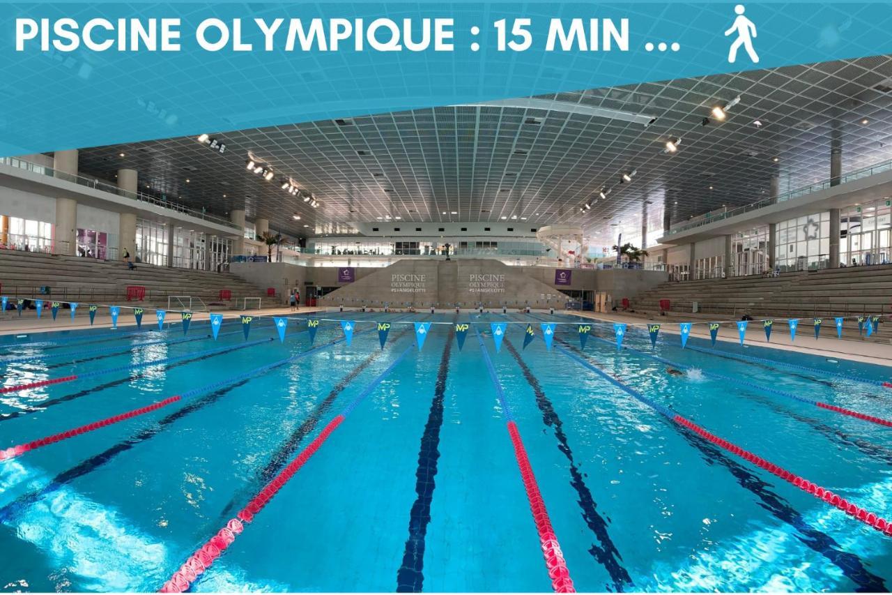 Nouveau - Jungle Montpeul - Clim - Wifi Fibre - Netflix - 5' Du Centre Et Gare - Parking - Loggia - 15' Des Plages Montpellier Esterno foto