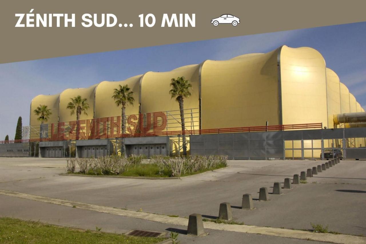 Nouveau - Jungle Montpeul - Clim - Wifi Fibre - Netflix - 5' Du Centre Et Gare - Parking - Loggia - 15' Des Plages Montpellier Esterno foto
